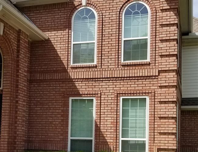Arched Window Trim Painting